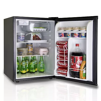 $255.90 • Buy 73L Mini Fridge With Freezer Portable Bootle Cooler For Bedroom Office Dorm Car