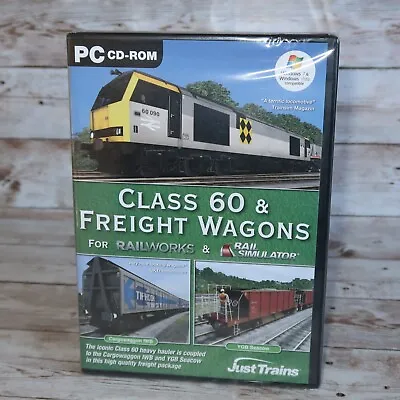 PC RailWorks Train Simulator Class 60 Freight Wagons Expansion 2009 SEALED • £19.99