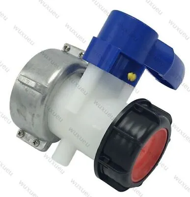 For IBC Tank Adapter S60x6 Coarse Thread Drain Container Rainwater Tap Valve • £12.25