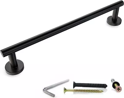 NEW | Matte Black 18 In Towel Bar | Bathroom | Stainless Steel | Wall Mounted • $19.99