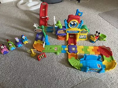 Disney Mickey Mouse Choo Choo Express Train Set Vtech Go Go Smart Wheels • $50