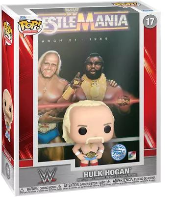 WWE - Hulk Hogan WrestleMania #17 Funko Pop Vinyl Figure Magazine Cover NEW • $55