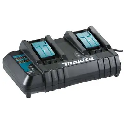 Makita 18v Twin Battery Charger DC18SH Twin Port Multi Li-on  240v 199688-2 • £82.95