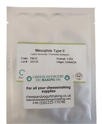 Cheese Culture Meso Type II For Use In Cheesemaking • £9.99