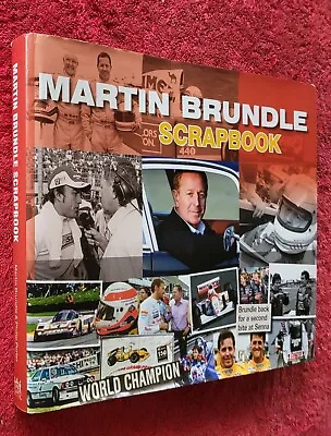 Martin Brundle Scrapbook 2013 Hardback F1 McLaren Le Mans Jaguar VGC • £25