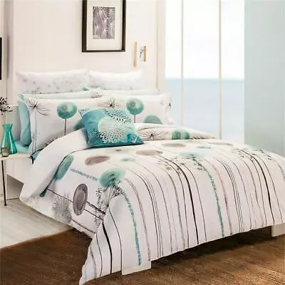 $38 • Buy Single/KS/Double/Queen/King/SK Cotton Quilt/Duvet Cover Set-Romantic Dandelion