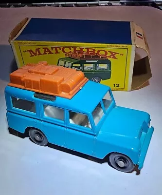 Matchbox Regular Wheel 12C Safari Land Rover 1965 • $17