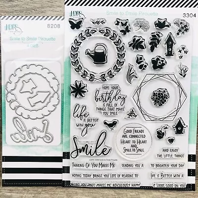 $4.39 • Buy Little Darlings Rubber Stamps Smile To Smile Pirouette Sheet Set With Dies