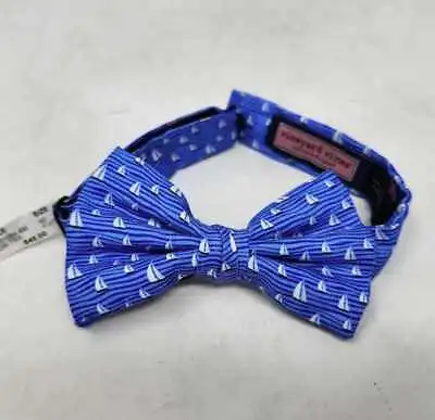 New Boys Vineyard Vines Sailing Strong Breeze Sailboat Printed Bow Tie - No Box • $34.99