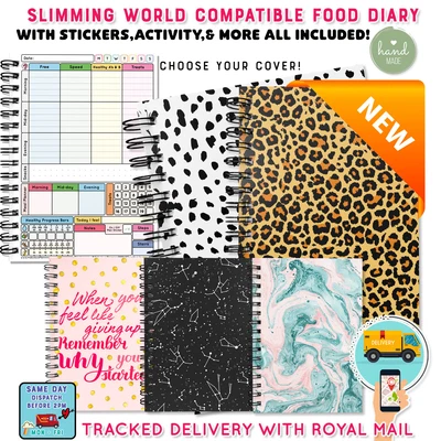 £7.25 • Buy Slimming World Food Diet Diary  Planner Tracker Log Book👸 Weight Loss Journal