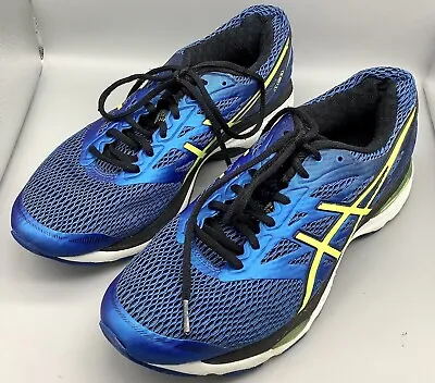 Preowned  Men’s ASICS IGS Gel.Cumulus 18 Running Shoes (Size 9 5)  Blue/Black • $41