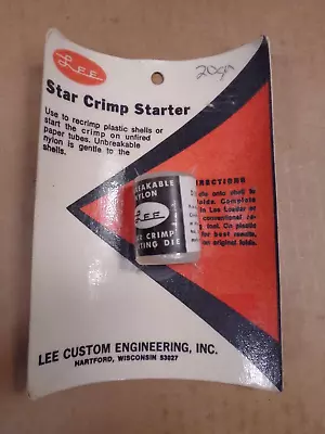 Vintage Lee Star Crimp Starter 20 Gauge 6 Segments  USA - NOS Sealed • $16.19