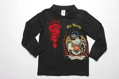 Ed Hardy Art Blast Polo (6 Years) Black • $16