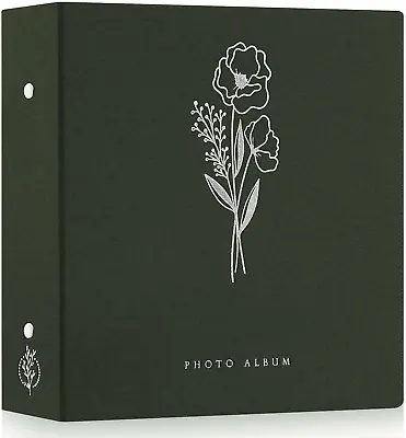 Photo Album 6X4 Slip In Linen 600 Pockets Photo Albums Holds Landscape And Port • £39.98