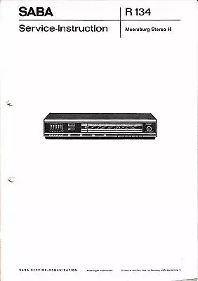 Service Manual Instructions For Saba Meersburg Stereo H • $7.38