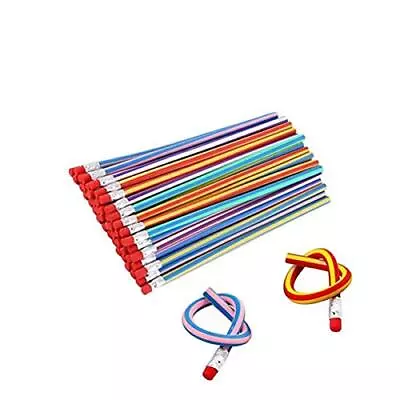 35 Pieces Flexible Soft Pencil Magic Bend Pencils For Kids Children School Fu... • $13.36