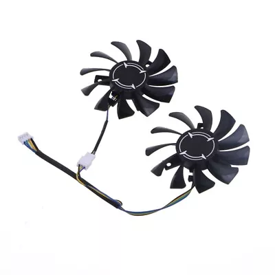 2x GPU 75MM 4pin Cooling Fans For MSI GTX660 GTX670 GTX680 R6790 Graphics Card • $8.16