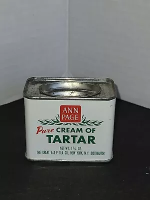 Vintage Spice Container Ann Page A&P Cream Of Tartar • $9.99