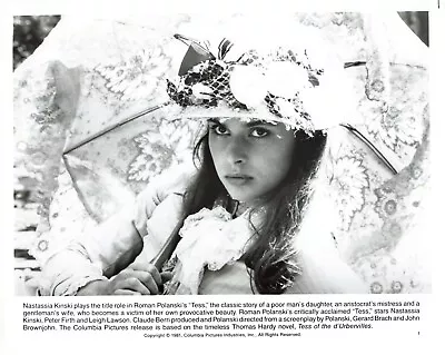 Tess 1979 Movie Photo 8x10 Nastassia Nastassja Kinski Press Portrait A  *P89c • $14.88