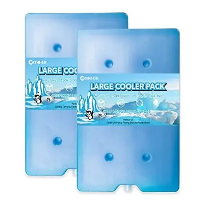 Ice Packs For Cool Box Freezer Blocks For Cool Bags Set Of 2 Ice Packs For • £35.99