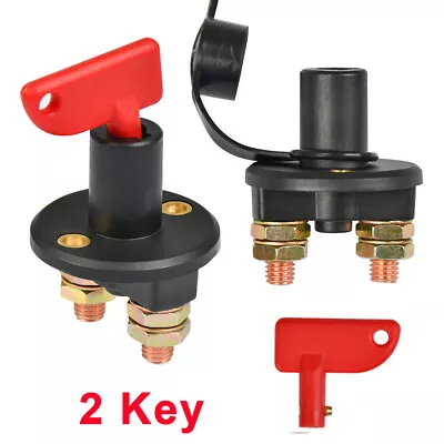 Universal 12V Battery Isolator Switch Cut Off Kill Switch Car Boat Van Truck New • £5.59