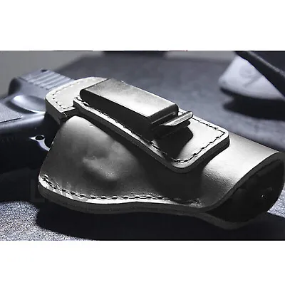 Tactical Leather Holster Concealed Carry Pistol IWB Gun Holster For Right Handed • $13.13
