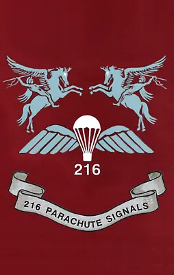 216 Parachute Signals Squadron Classic General Veterans Fridge Magnet • $4.42