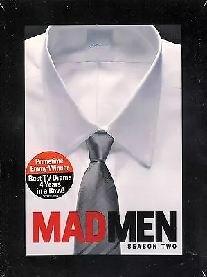 Mad Men ~ The Complete Season Two ~ New Factory Sealed 4-Disc DVD Box Set • $19.99