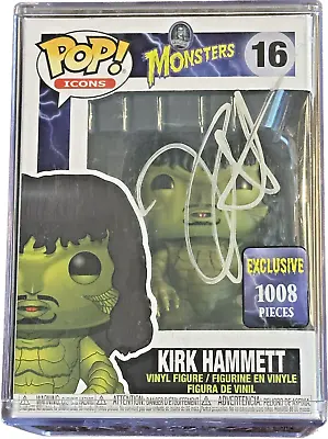 Kirk Hammett 16 Signed Monsters Metallica Autographed Funko Vinyl Pop! Psa/dna • $2999.99