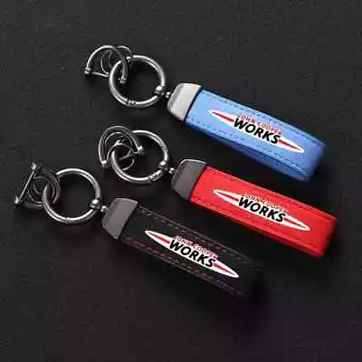 Suede Keychain Key Ring Mini Coopers John Cooper Works All4 Fender R56 R53 F56 • $24.99