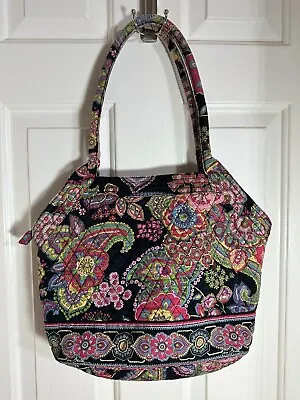 Vera Bradley Retired Pattern Symphony In Hue Double Handle Quilted Tote/Bag READ • $6