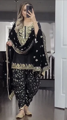 £47.99 • Buy Bollywood Pakistani Salwar Kameez Wedding Designer Indian Dress Party Wear New
