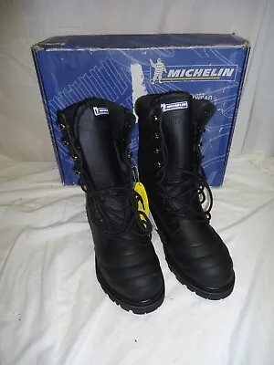 Michelin Men's 12  Leather Steel Toe Waterproof Work Boot XSF-891 Size 11M • $99.95