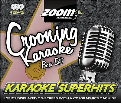 Cdg - Zoom Crooning Karaoke Superhits Triple Pack Standard CD+G - FREE P&P • £11.51