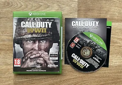 Call Of Duty WWII Xbox One Action Shooter Video Game • £6.95