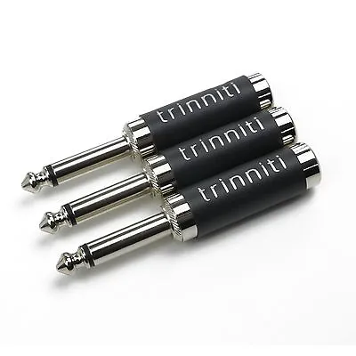 3x Silver Trinniti 1/4 Inch Plug Lights Moog Modular MU Dot Com MOTM .com Module • $39.95