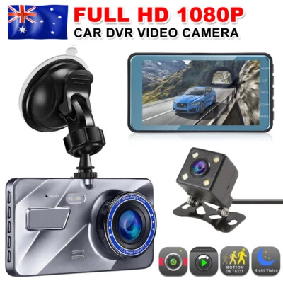$29.95 • Buy FHD 1080P Car Dash Camera Front And Rear View Reversing Video Recorder Dual Cam