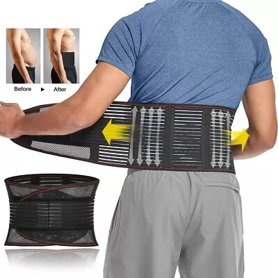 Umbilical Navel Hernia Belt For Unisex Abdominal Support Binder Waist Brace Band • £8.99