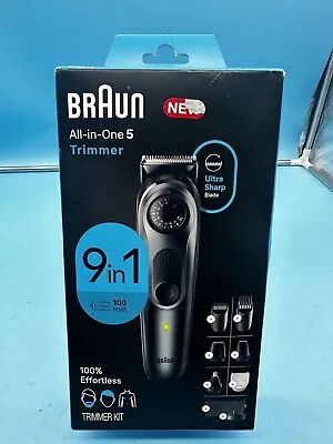 Braun All-in-One Style Kit Series 5 5490 9-in-1 Trimmer For Men Open Box • $66.25