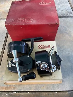 Vintage Pre-Garcia Mitchell 301 Spinning Reel RARE Engraved [C8] • $499.95