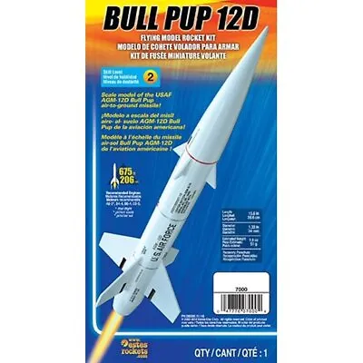 Estes Bull Pup 12D Model Rocket Kit Skill Level 2 • $22.99