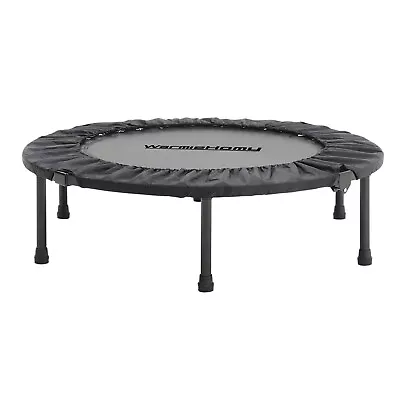 3FT Foldable Trampoline Round Bungee Rebounder Spring Pad Fitness Exercise Sport • £39.95