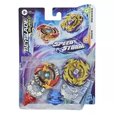 New Beyblade Burst Surge Speed Storm Regulus R6 Spear Valtryek V6 Dual Pck F2301 • $24.95