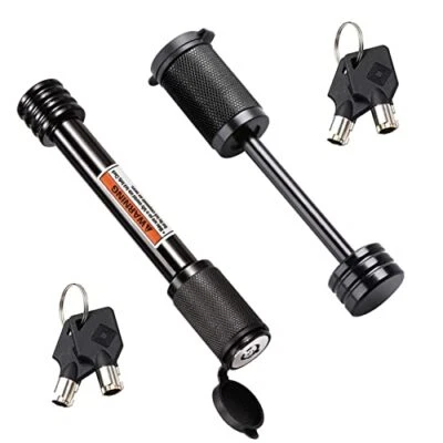 $37.38 • Buy Hitch Lock Set Dia 5/8 Inch Trailer Hitch Receiver Pin Lock Keyed Alike For C...