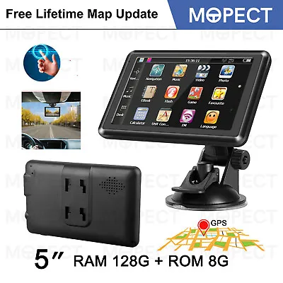 5  Truck Sat NAV HGV LGV Lorry GPS Navigation 8GB UK & Europe Lifetime Maps 2024 • £37.99