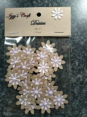 30 PAPER DAISY FLOWER CARD MAKING #136 CRAFf Birthday Decoration Confetti • £1.99