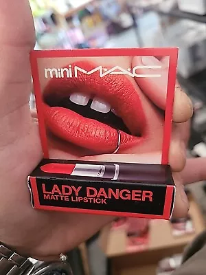 MAC Mini Mac **Lady Danger 607** Matte Lipstick 0.6 Oz  Purse Size • $11.50