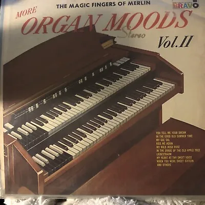 33 RPM LP Record The Magic Fingers Of Merlin Organ Moods Vol II Bravo Vinyl • $5.99