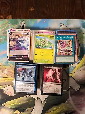 $3.25 • Buy Lot Of (500) Bulk Mixed TCG Cards - Pokemon MTG & Yu-Gi-Oh One Piece