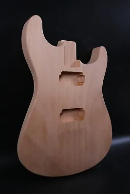 Unfinished Guitar Body Mahogany Wood DIY Replacement For HH Style Bolt On Heel • £90